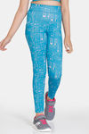 Zelocity Girls Quick Dry Gym Leggings - Cendre Blue — thumbnail 2